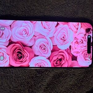 Smartphone with Pink Display